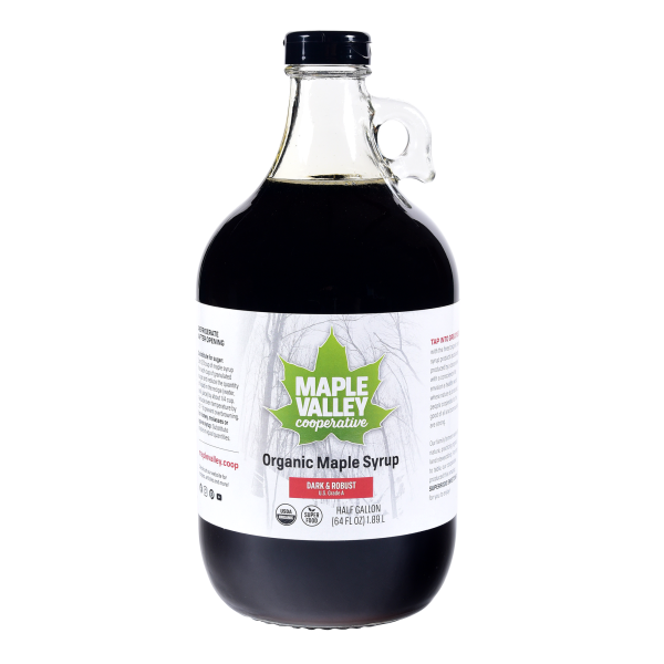 64oz Dark & Robust Organic Maple Syrup