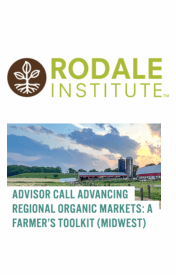 Advisor Call Advancing Regional Organic Markets A Farmer’s Toolkit (Midwest)