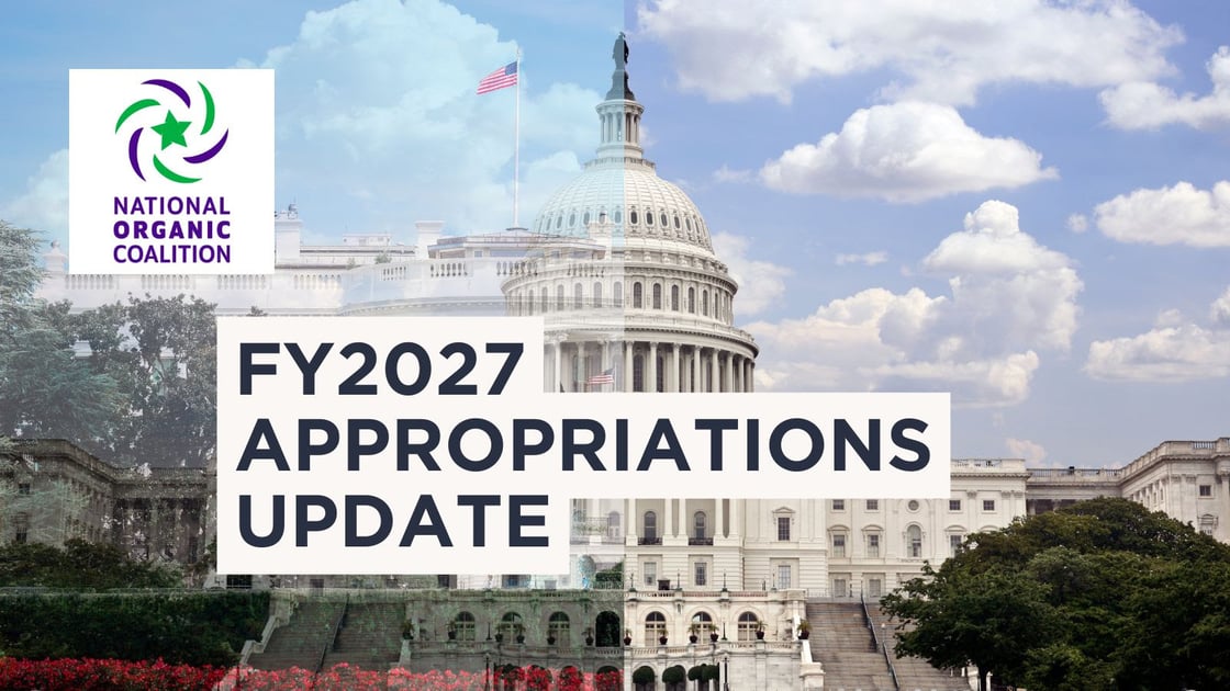 FY 2027 Appropropriations Update