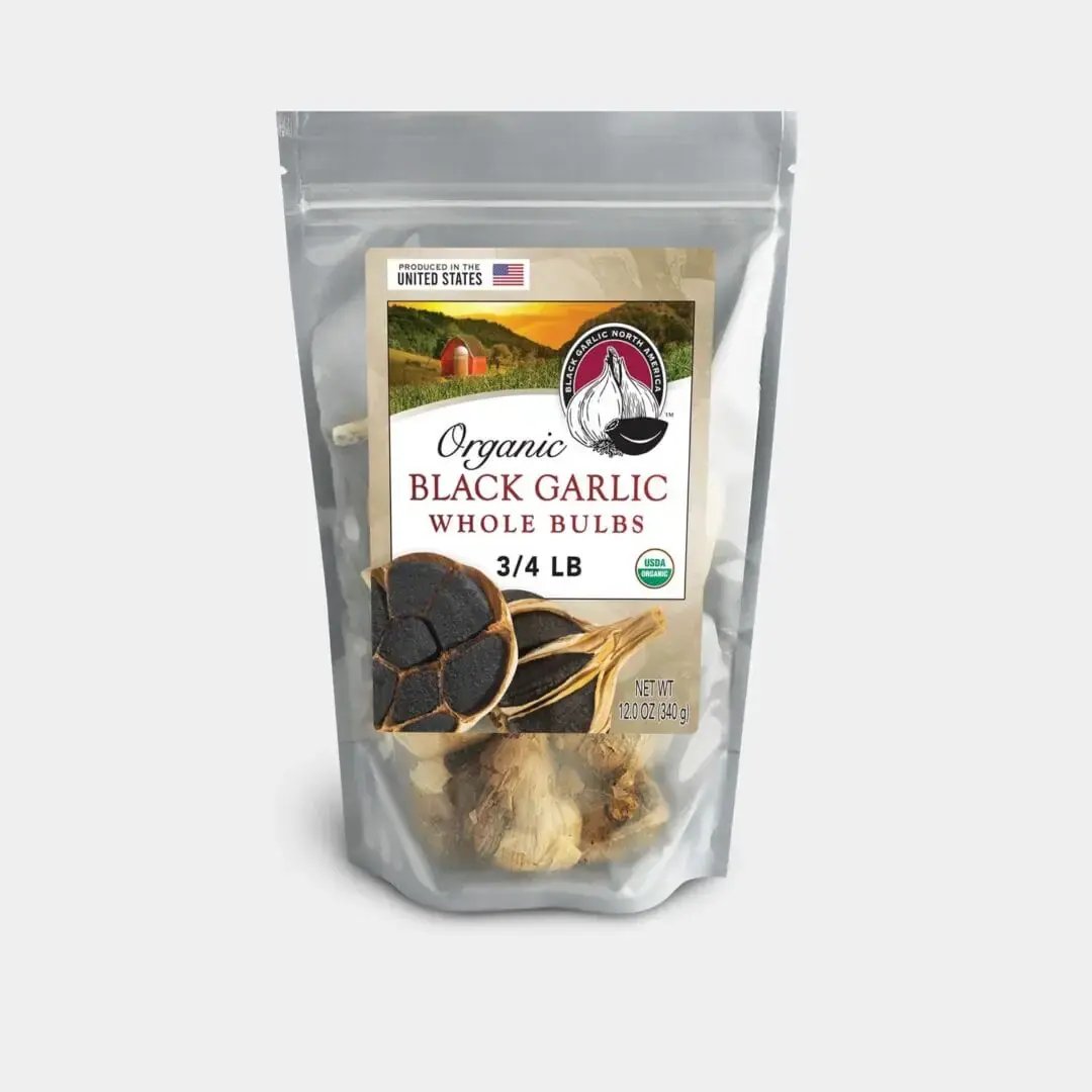 Organic Black Garlic Whole Bulbs – 34 lb