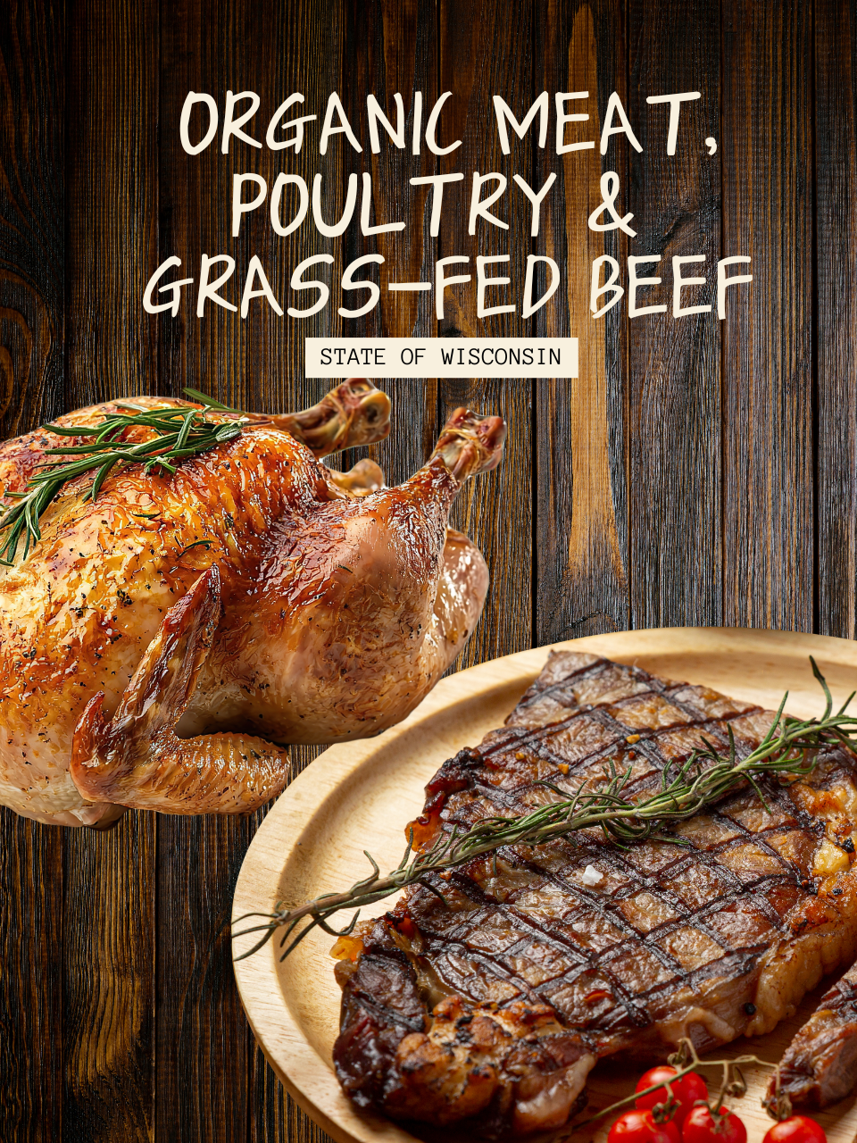 Organic Meat, Poultry & Grass-fed Beef