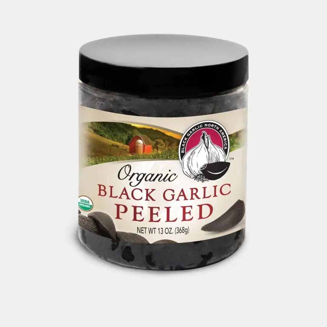 Organic Peeled Black Garlic – 13 oz