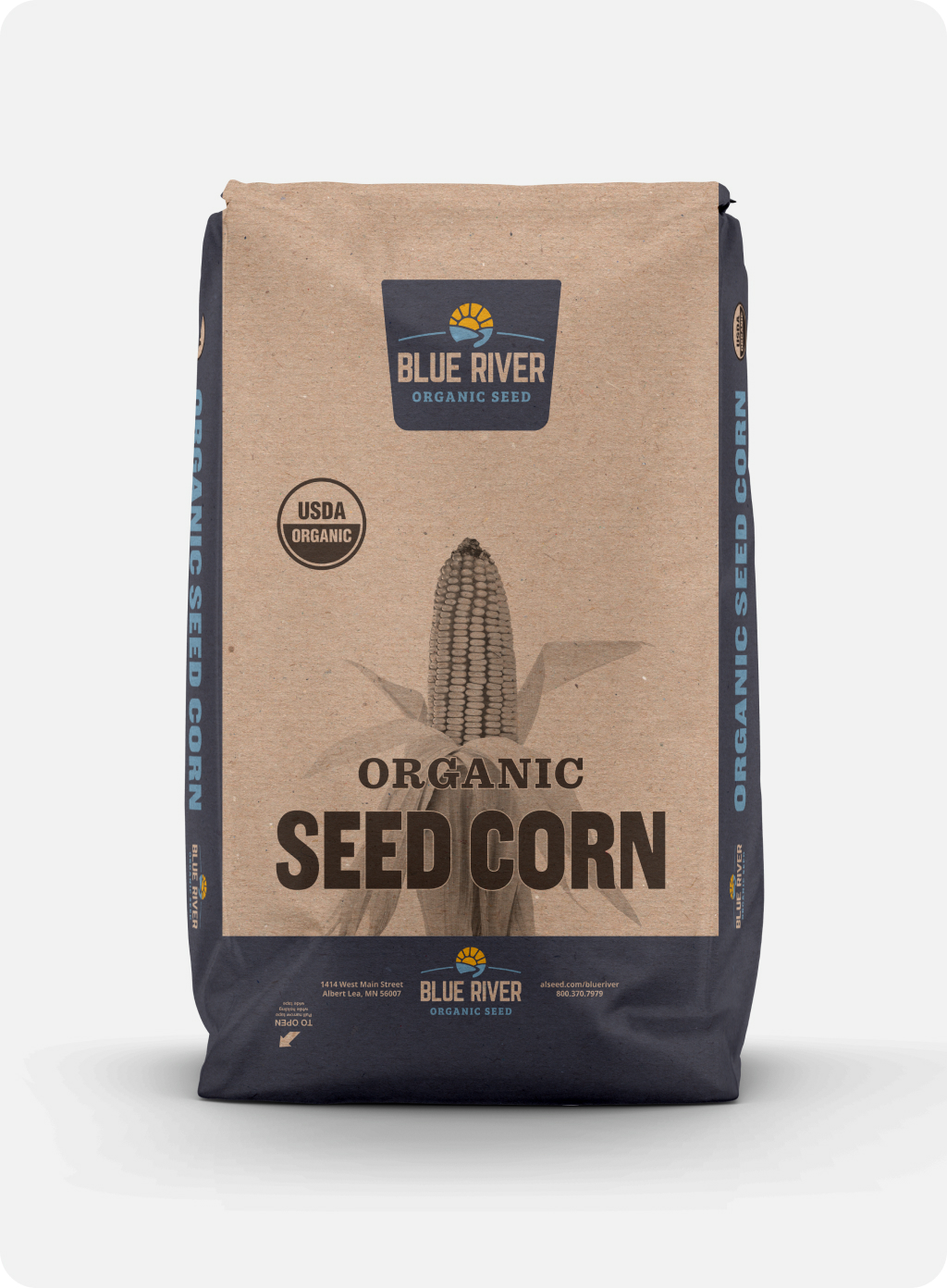 Blue River Organic Corn