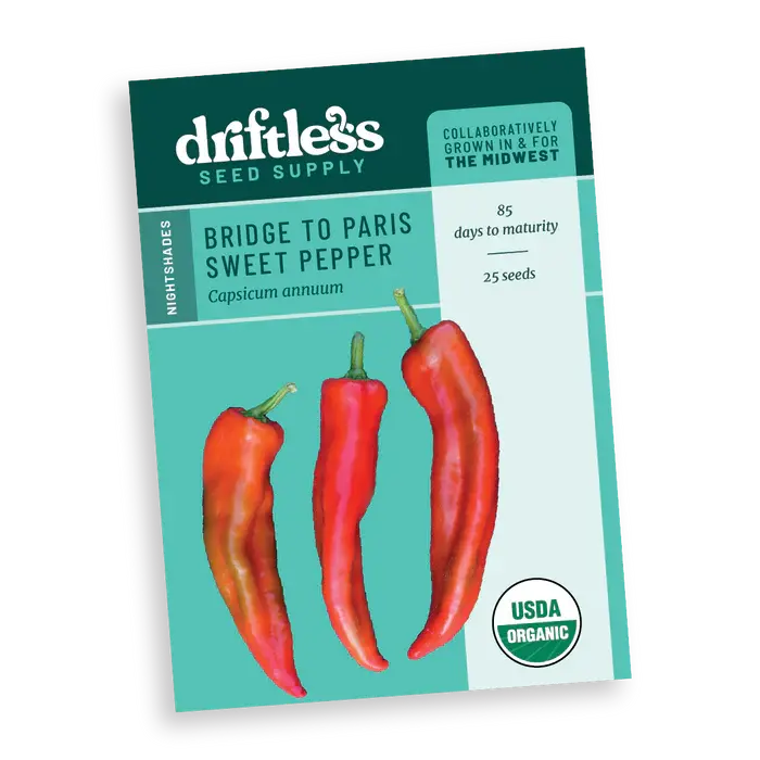 Bridge to Paris Red Italian Roasting Pepper - Organic
