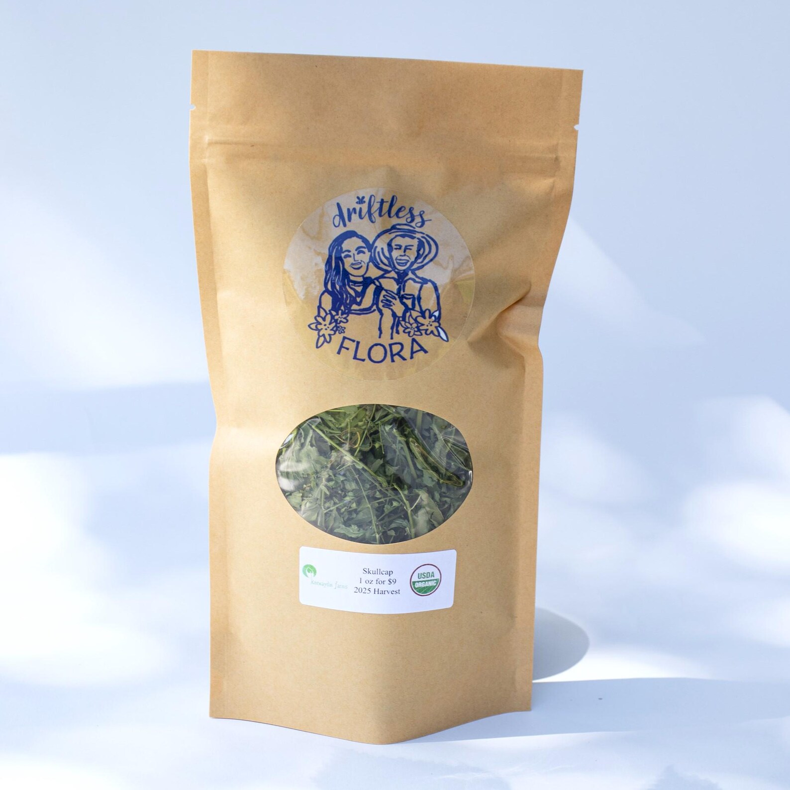Certified Organic Dried Skullcap 1 OZ