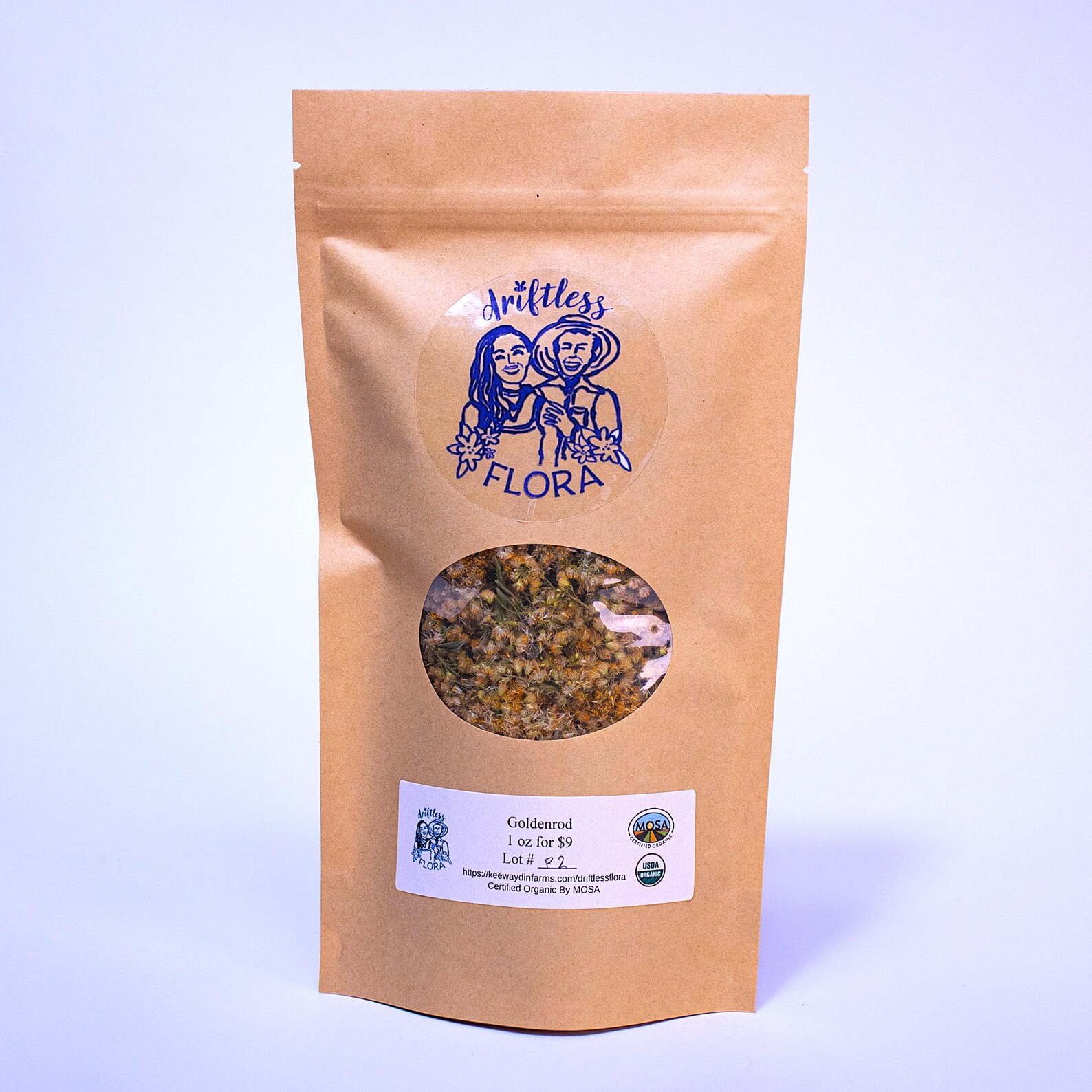Certified Organic Goldenrod - 1 OZ