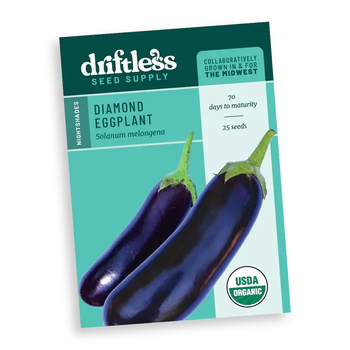 Diamond Purple Heirloom Eggplant