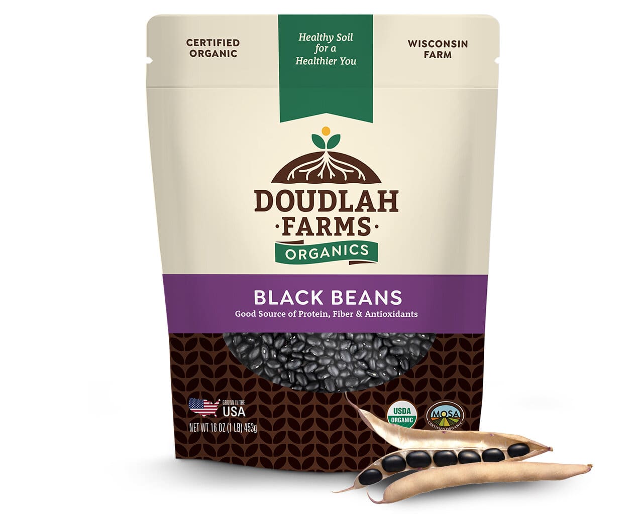 Doudlah Farms Organics black beans