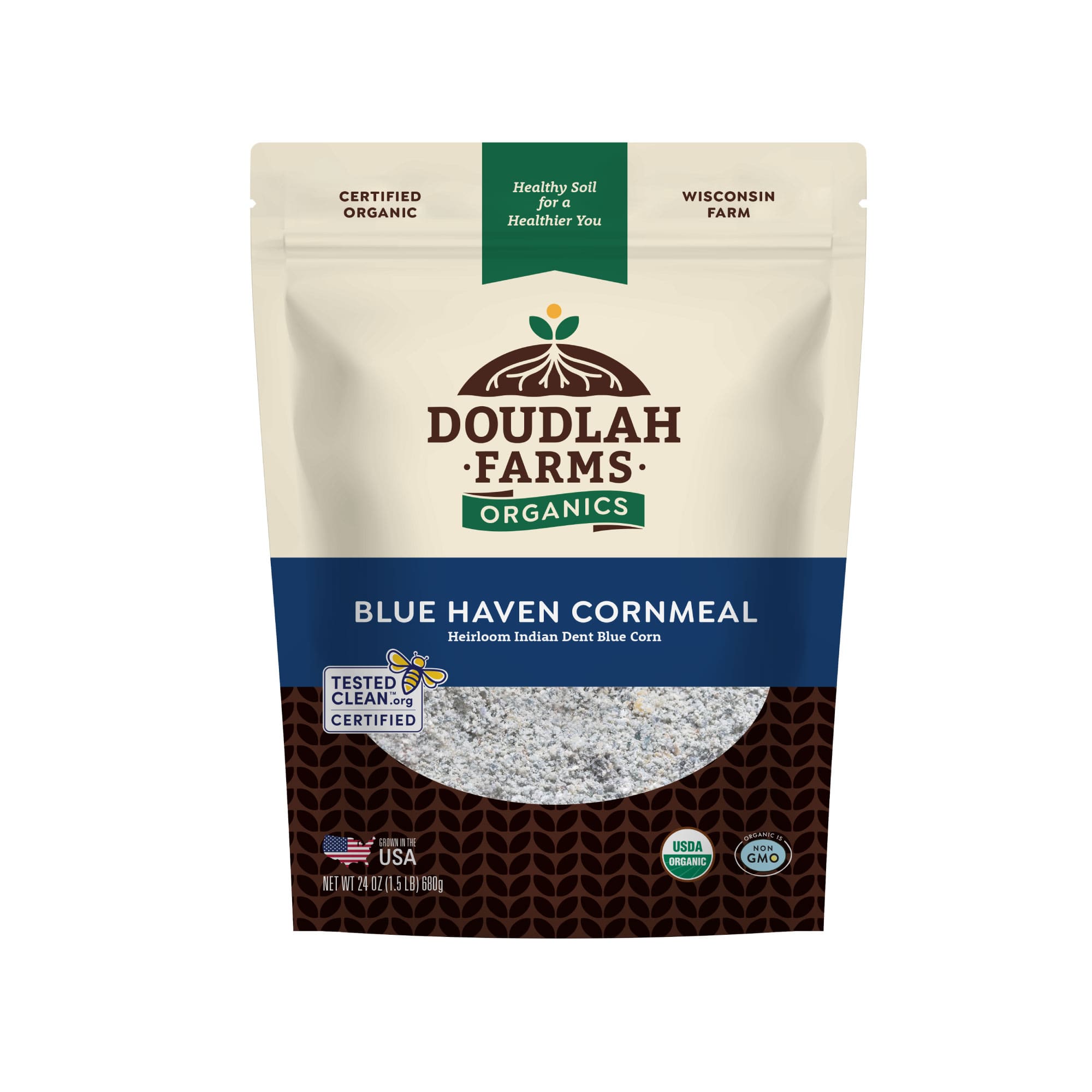 Douldah Farms Blue-Haven-Cornmeal-24oz