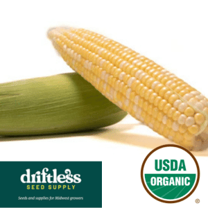 Driftless Seed Supply-Organic Double Standard Sweet Corn Seeds