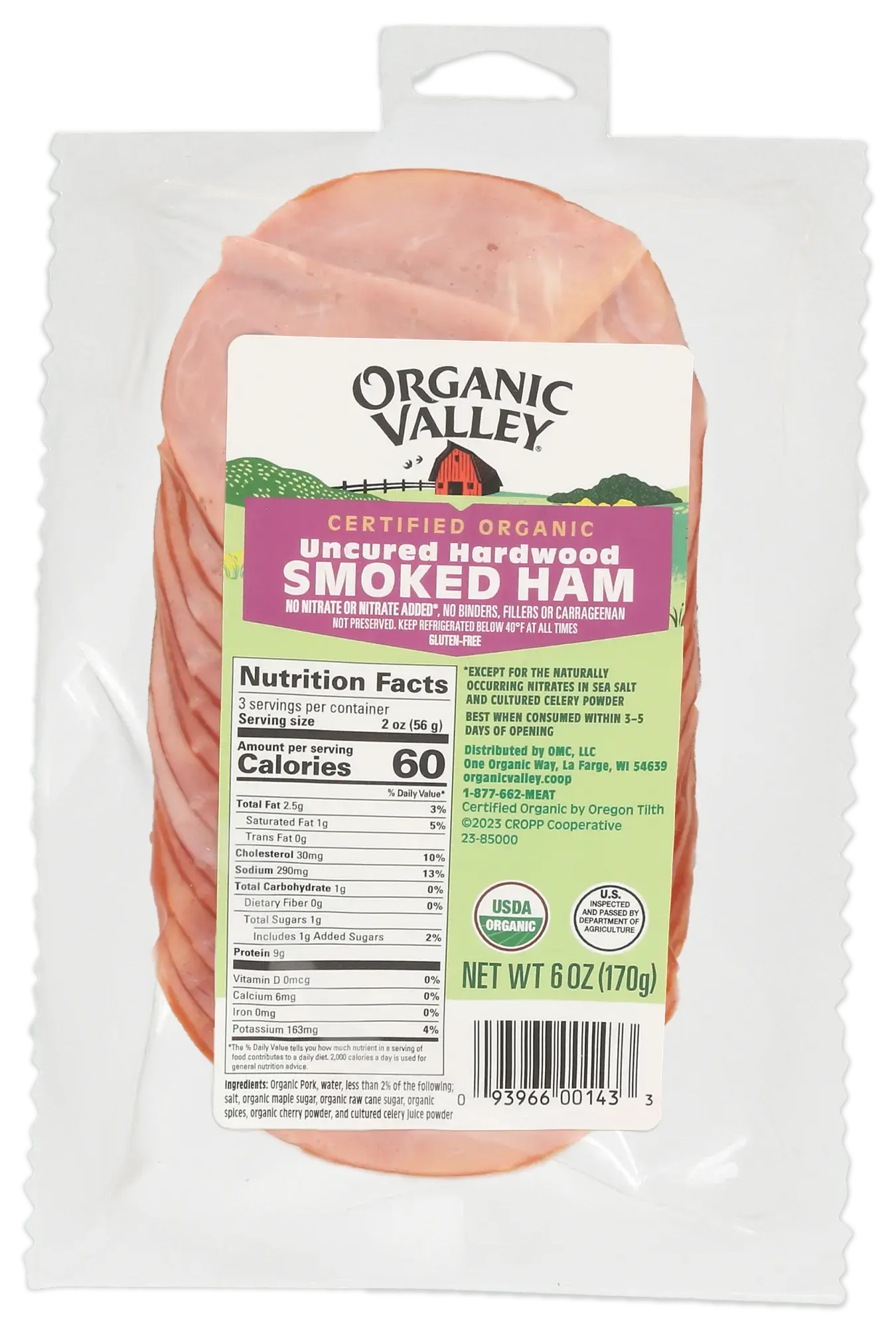 Hardwood Smoked Uncured Ham