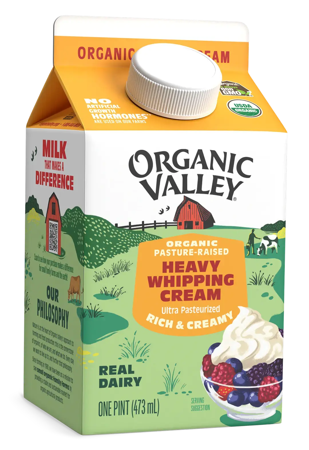Heavy Whipping Cream, Ultra Pasteurized, Pint
