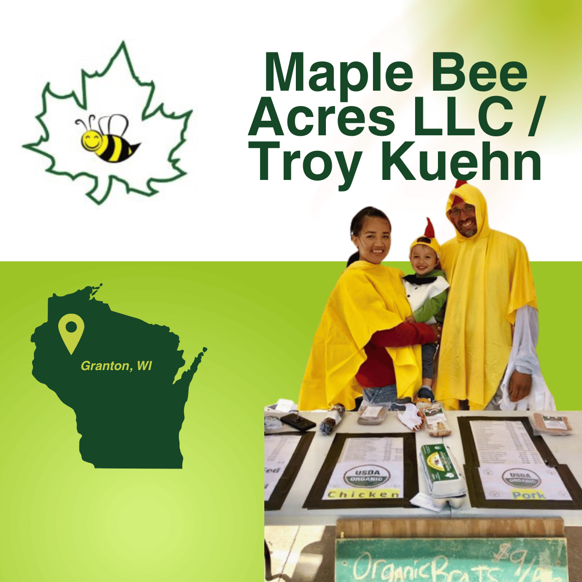 Maple Bee Acres LLC  Troy Kuehn