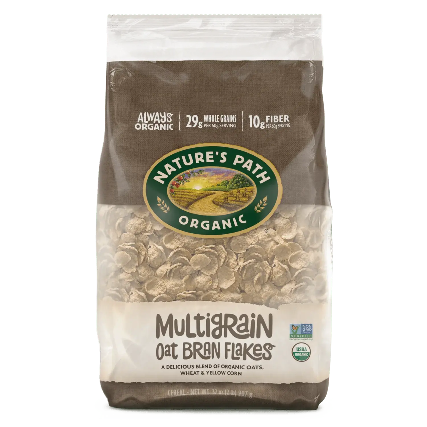 Multigrain Oat Bran Flakes Cereal