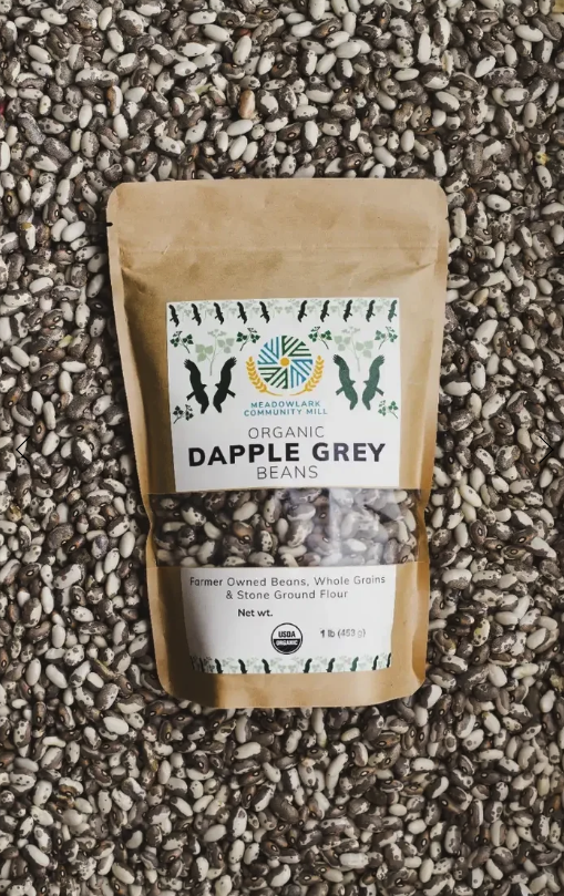 Organic Heirloom Dapple Grey Beans