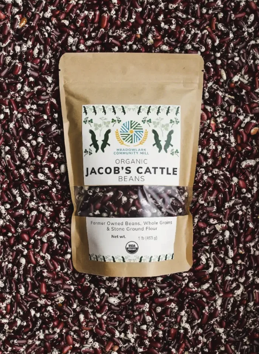 Organic Heirloom Jacobs Cattle Beans