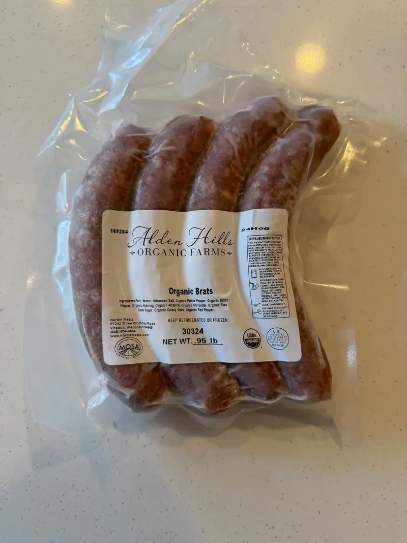 Organic Pork Brats