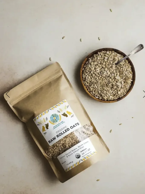 Organic Raw Rolled Oats