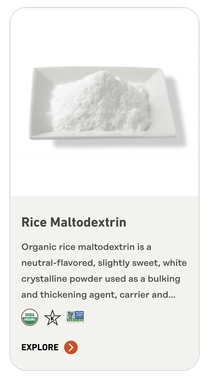 Organic Rice Maltodextrin