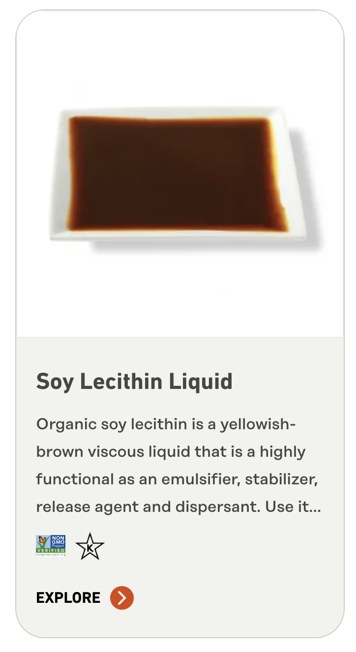Organic soy lecithin Liquid