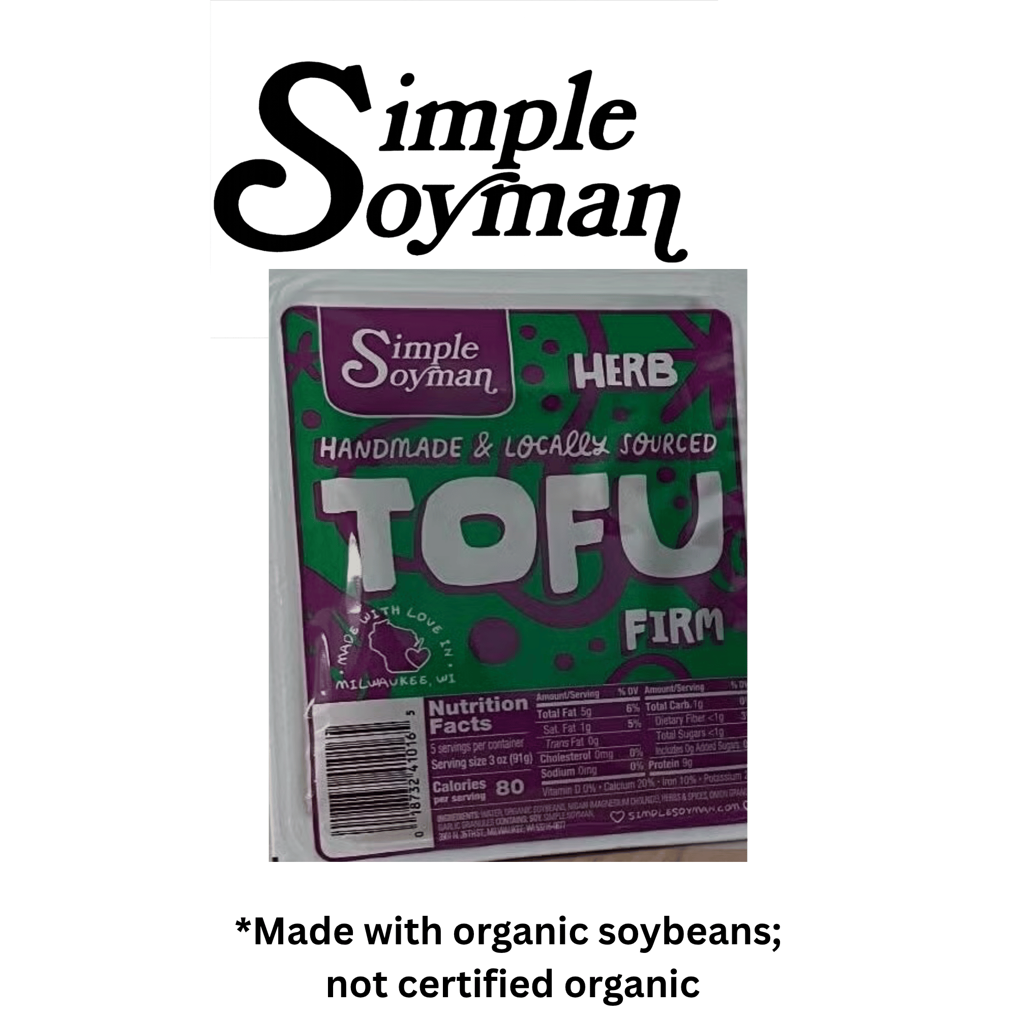 Simple Soyman Herb Tofu
