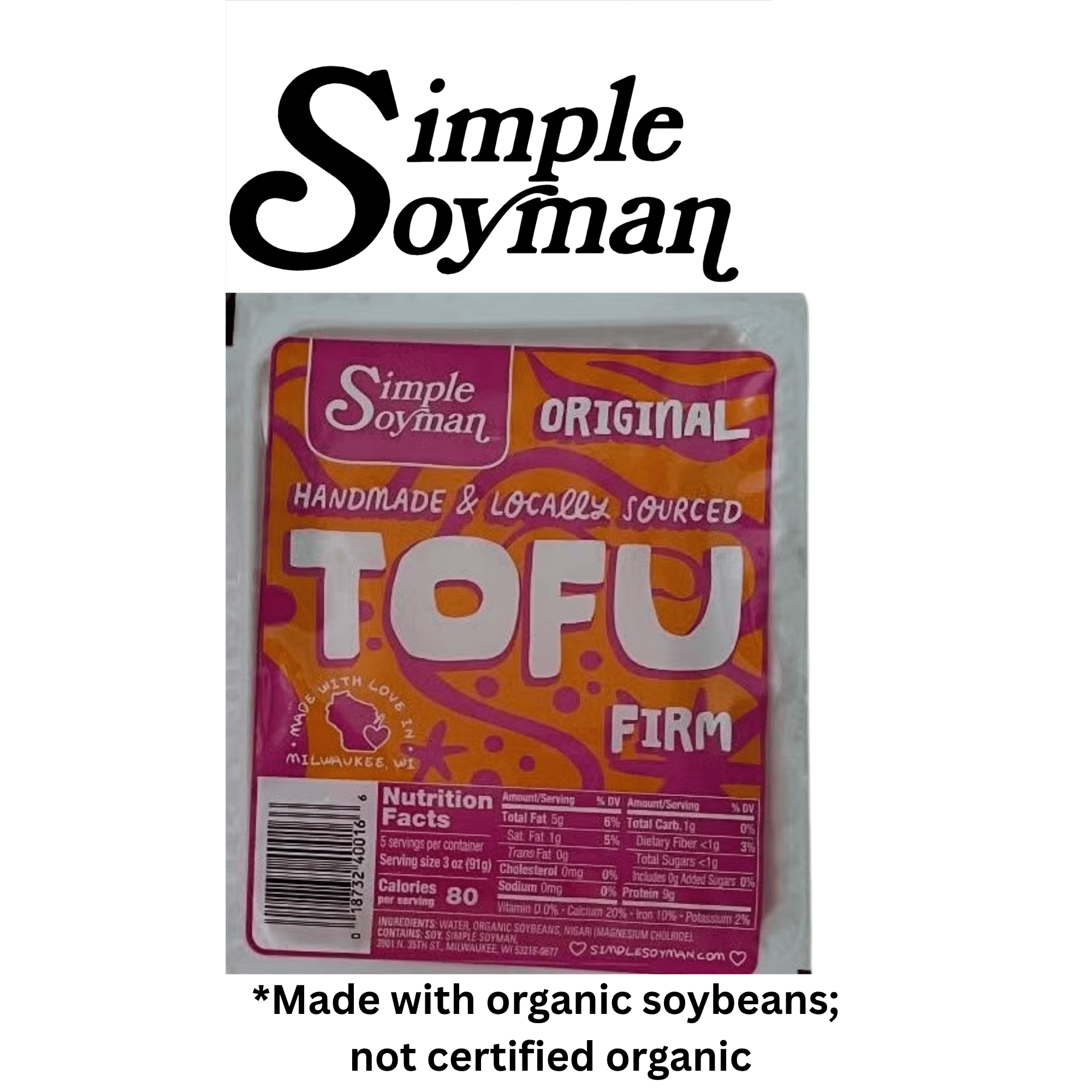 Simple Soyman Original Tofu