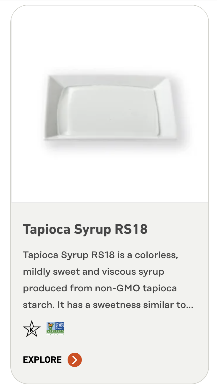Tapioca Syrup RS18