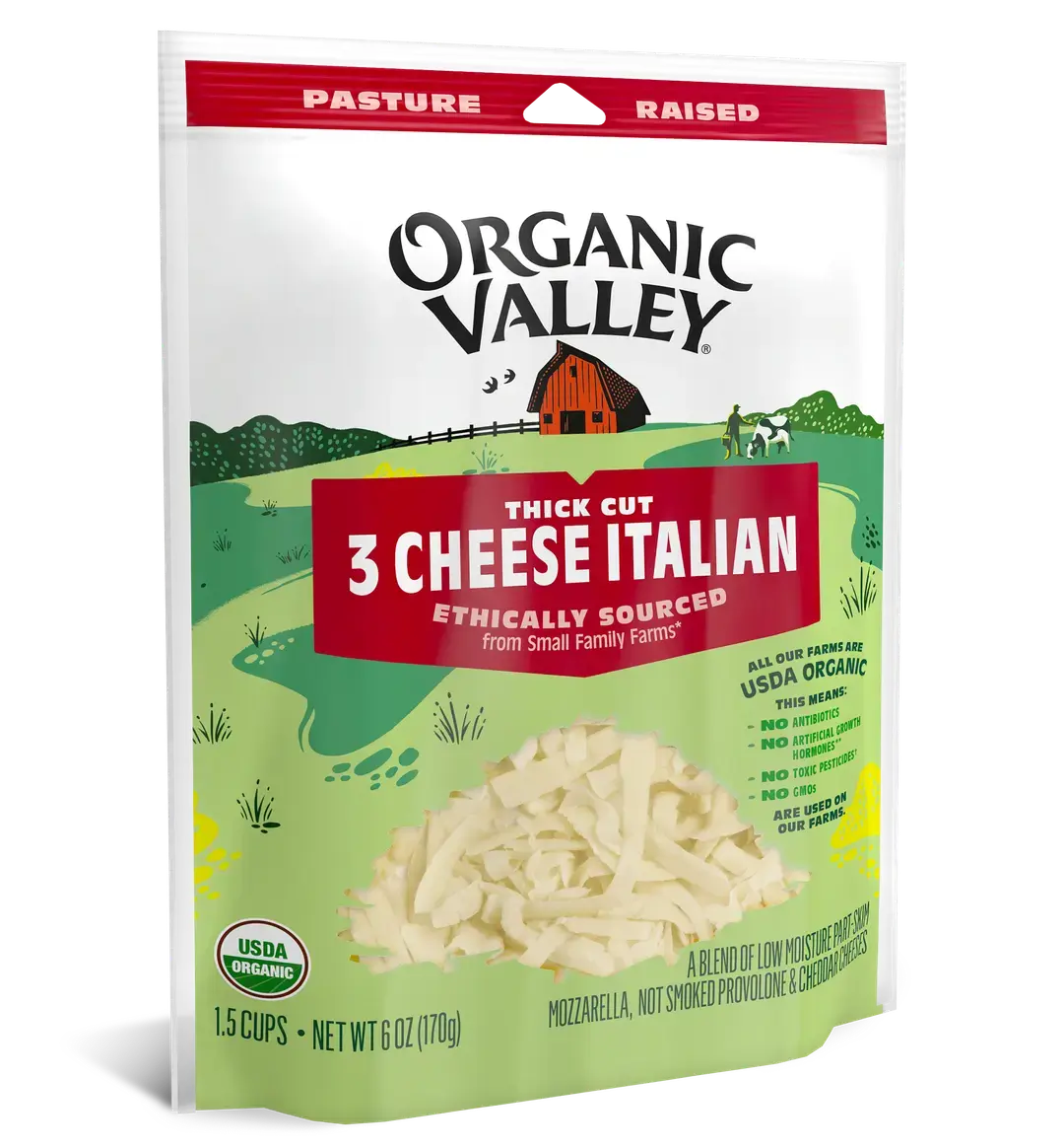 Thick Cut Shredded Italian Blend, 6 oz