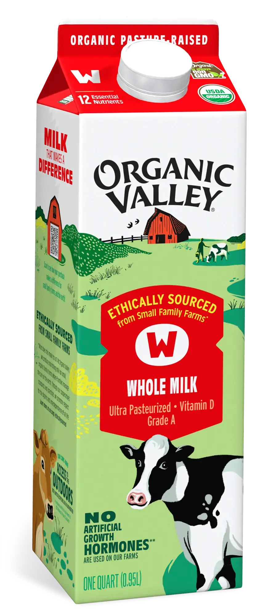 Whole Milk, Ultra Pasteurized, Quart