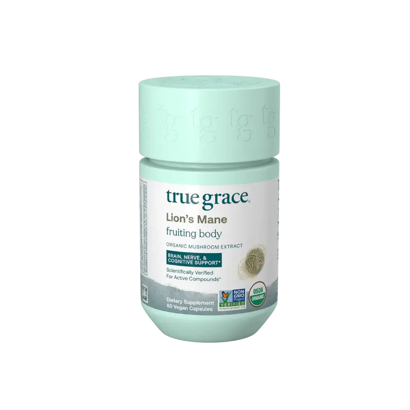 true-grace-lions-mane-product-package-60-vegan-capsules
