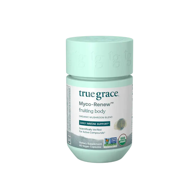 true-grace-myco-renew-fruiting-body-organic-mushroom-blend-product-package